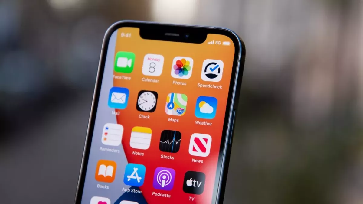 Der Startbildschirm eines Apple iPhones