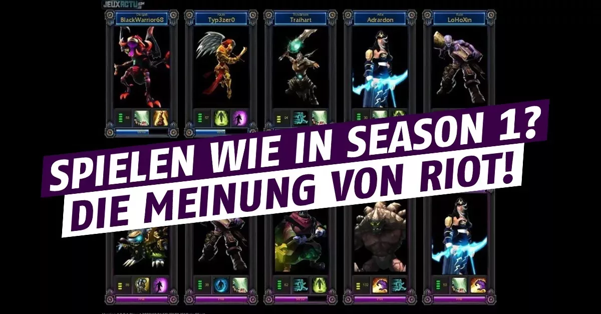 Zurück in Season 1? Das meint Riot!