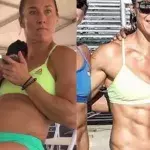 Sie ist Crossfit-Profi. Doch zwischen diesen beiden Fotos liegen nur 15 Minuten!