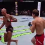 UFC Fight Night 109: Nico Musoke „tanzt“ im Oktagon nach einem Schlag von Bojan Velickovic