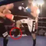 Kämpfer knockt sich selber aus