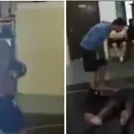 Beeindruckender K. o. im Fitnessstudio