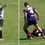Rugby-Spieler schlägt Schiedsrichter K. o.