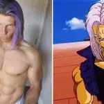 Dieser Fitnesstrainer tut alles, um wie Trunks aus Dragonball Z auszusehen! Sein Workout haut so richtig rein!