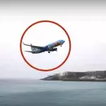 St. Martin: Eine Boeing 737 der Fluggesellschaft WestJet Airline stürzt beim Landeanflug beinahe ins Wasser