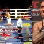 Germaine de Randamie gewinnt einen Boxkampf gegen einen Mann