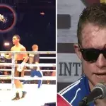 Publikum rastet aus: Boxer bekommt einen Eiskübel an den Kopf geschmissen
