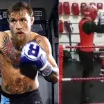 Conor McGregor beim Boxtraining