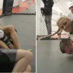 Die UFC-Kämpferin Katlyn Chookagian kämpft gegen einen Anfänger