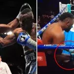 Dereck Chisora demütigt seinen Gegner mit einer obszönen Geste mitten im Kampf