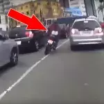 Dieser Motorradfahrer liefert sich eine wilde Verfolgungsjagd mit der Polizei