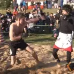 Fight zwischen einem 40-jährigen MMA-Veteranen und einem 26-jährigen Straßenkämpfer
