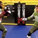 UFC 205: Tyron Woodley trainiert mit Sage Northcutt vor seinem Kampf gegen Stephen Thompson