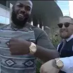Jon Jones und Conor McGregor machen sich über einen Journalisten lustig