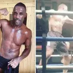 Der Schauspieler Idris Elba macht sein Debüt im Kickboxen!