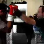 Fabricio Werdum und Wanderlei Silva messen sich beim Training