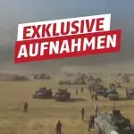 Angriff auf IS: Eine Drohne filmt die Vorbereitungen der irakischen Armee