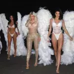 Kardashian-Schwestern liefern engelsgleiche Catwalk-Show