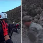 Zwei Biker entdecken den geheimen Eingang zur „Area 51“ und halten nicht an...