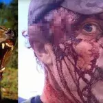 Ein Mann filmt sich blutüberströmt nach einem Grizzly-Angriff