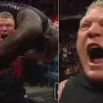 Brock Lesnar gibt seltsame Geräusche bei der WWE von sich