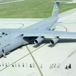 Die C-5 Galaxy ist das größte Transportflugzeug der US Air Force