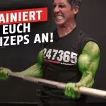 So könnt ihr euch einen riesigen Hulk-Bizeps antrainieren!