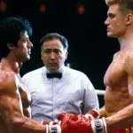 Sylvester Stallone zeigt unveröffentlichte Bilder von seinem Kampf gegen Ivan Drago in „Rocky 4“