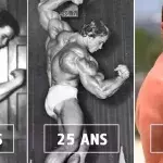 Arnold Schwarzeneggers physische Entwicklung im Lauf der Jahre