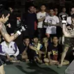 In Bangkok findet ein "Fight Club" auf einem Basketballplatz statt