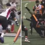 Diese Football-Variante wird ohne Schutzausrüstung gespielt und ist ziemlich gefährlich
