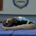 Carlotta Ferlito: die italienische Athletin entgeht bei diesem Sturz nur knapp einer Katastrophe