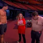 Michael Bisping, Luke Rockhold und Dana White werden von Jimmy Kimmel auf den Arm genommen