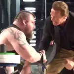 Eddie Hall flasht mit seiner Leistung selbst Schwarzenegger