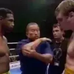 Der Kickboxer Alexey Ignashov misst sich im freien Kampf mit dem Boxer Steve Williams