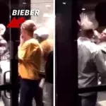 Justin Bieber provoziert einen deutlich massiveren Türsteher