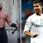 The Mountain droht Ronaldo in typischer Game of Thrones Manier
