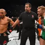 Conor McGregor freut sich für José Aldo über dessen Sieg gegen Jeremy Stephens