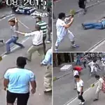Ein irischer Boxer setzt sich allein gegen mehrere Türken durch
