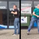 Dieser Betrunkene hätte diesen älteren Mann lieber nicht provozieren sollen…