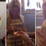 Felice Herrig zeigt ihren Hintern während eines Zaubertricks