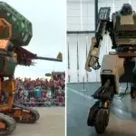 Wie in Transformers! Bald könnt ihr riesige Robotfights live bestaunen