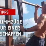 Die perfekte Technik für gute Klimmzüge mit einer Hand