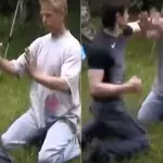 Martial Arts à la Russland: Ein beleidigter Meister macht seinen Schüler fertig (Video)