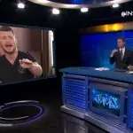 Bas Rutten und Michael Bisping streiten im Studio