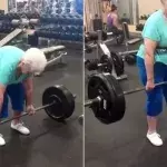 Shirley Webb hebt mit 78 Jahren mehr als die Hälfte der besten Sportler!