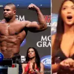Arianna Celeste wird beim Wiegen von Alistair Overeem völlig verrückt