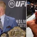 Conor McGregor: Sein Blick nachdem er das erste Mal nach dem Kampf Nate Diaz begegnet