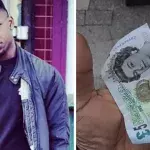 Als er einer Passantin das Geld zurückgeben will, das sie auf der Straße verloren hat, erntet er nur Undank.