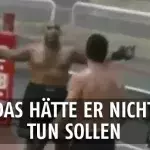Dieser Boxer hätte bei dem Gegner lieber nicht so angeben sollen